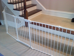 services Irregular or wide openings require special gates for babyproofing.