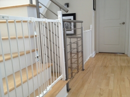 Custom mounts for child safety gates
